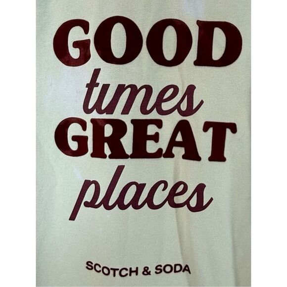 Scotch & Soda Anthropologie “Good Times Great Places” Graphic Sweatshirt Large - Picture 5 of 16